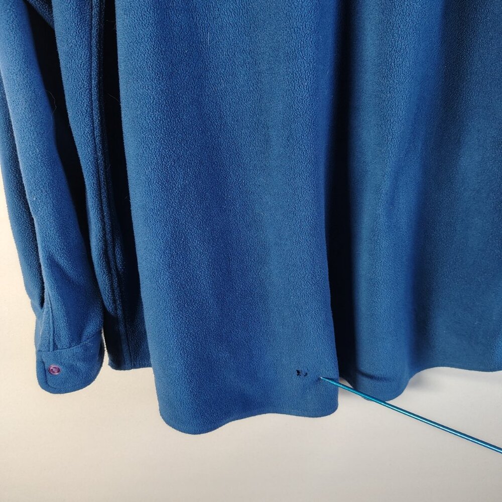 Vintage Patagonia Fleece Overshirt Shirt Mens Large Blue Snap-T USA Long Sleeve - Picture 8 of 14
